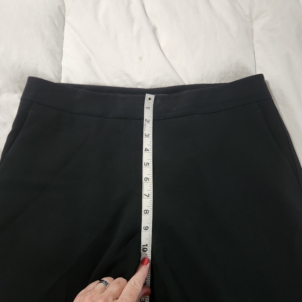 Lafayette 148 New York Black Wide Leg Pants - Picture 10 of 12